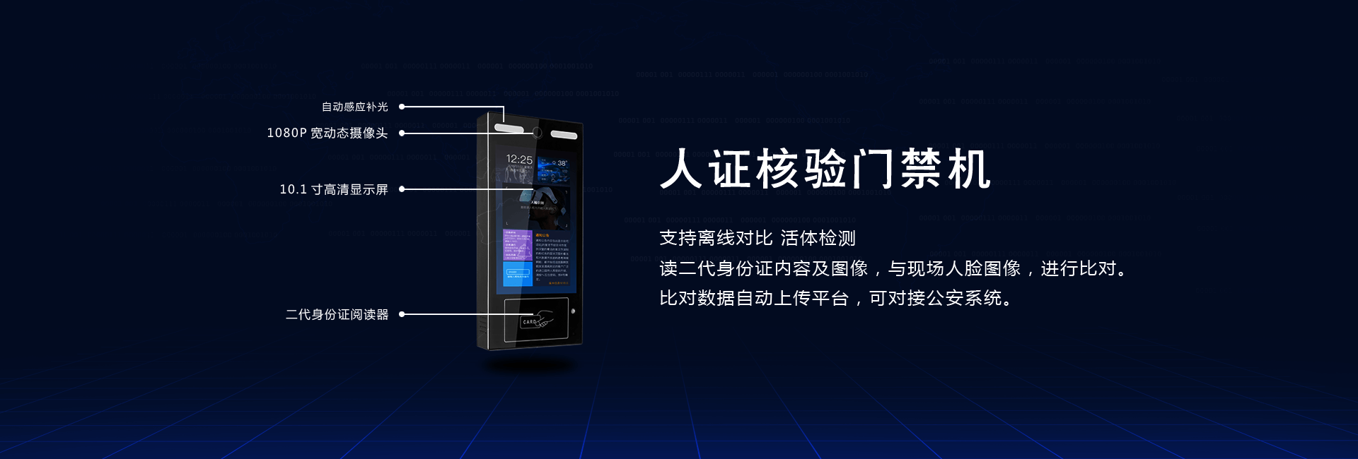 智慧社區|產品中心|人證核查門禁機|輪播圖